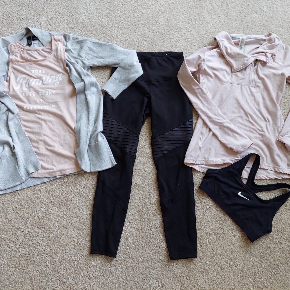 Old Navy Active set size small moto legging nike